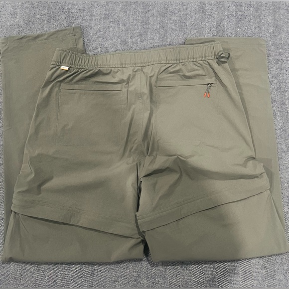 Orvis Wonder Ripstop Trail Zip-Off Pants | size 14 | color sagebrush - Picture 5 of 11